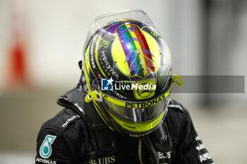 2023-10-06 - HAMILTON Lewis (gbr), Mercedes AMG F1 Team W14, portrait during the 2023 Formula 1 Qatar Grand Prix, 17th round of the 2023 Formula One World Championship from October 6 to 8, 2023 on the Lusail International Circuit, in Doha, Qatar - F1 - QATAR GRAND PRIX 2023 - FORMULA 1 - MOTORS