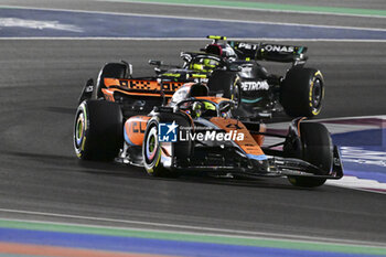 2023-10-06 - 04 NORRIS Lando (gbr), McLaren F1 Team MCL60, action during the 2023 Formula 1 Qatar Grand Prix, 17th round of the 2023 Formula One World Championship from October 6 to 8, 2023 on the Lusail International Circuit, in Doha, Qatar - F1 - QATAR GRAND PRIX 2023 - FORMULA 1 - MOTORS