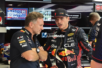 2023-10-06 - VERSTAPPEN Max (ned), Red Bull Racing RB19, portrait HORNER Christian (gbr), Team Principal of Red Bull Racing, portrait during the 2023 Formula 1 Qatar Grand Prix, 17th round of the 2023 Formula One World Championship from October 6 to 8, 2023 on the Lusail International Circuit, in Doha, Qatar - F1 - QATAR GRAND PRIX 2023 - FORMULA 1 - MOTORS
