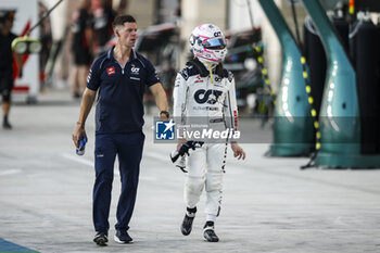 2023-10-07 - LAWSON Liam (nzl), Scuderia AlphaTauri AT04, portrait during the 2023 Formula 1 Qatar Grand Prix, 17th round of the 2023 Formula One World Championship from October 6 to 8, 2023 on the Lusail International Circuit, in Doha, Qatar - F1 - QATAR GRAND PRIX 2023 - FORMULA 1 - MOTORS