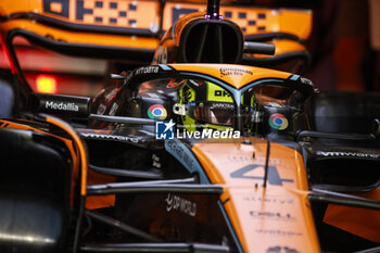 2023-10-07 - NORRIS Lando (gbr), McLaren F1 Team MCL60, portrait during the 2023 Formula 1 Qatar Grand Prix, 17th round of the 2023 Formula One World Championship from October 6 to 8, 2023 on the Lusail International Circuit, in Doha, Qatar - F1 - QATAR GRAND PRIX 2023 - FORMULA 1 - MOTORS