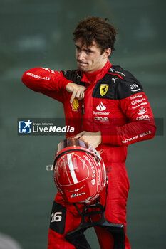 2023-10-07 - LECLERC Charles (mco), Scuderia Ferrari SF-23, portrait during the 2023 Formula 1 Qatar Grand Prix, 17th round of the 2023 Formula One World Championship from October 6 to 8, 2023 on the Lusail International Circuit, in Doha, Qatar - F1 - QATAR GRAND PRIX 2023 - FORMULA 1 - MOTORS