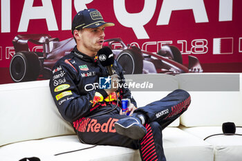 2023-10-07 - VERSTAPPEN Max (ned), Red Bull Racing RB19, press conference during the 2023 Formula 1 Qatar Grand Prix, 17th round of the 2023 Formula One World Championship from October 6 to 8, 2023 on the Lusail International Circuit, in Doha, Qatar - F1 - QATAR GRAND PRIX 2023 - FORMULA 1 - MOTORS