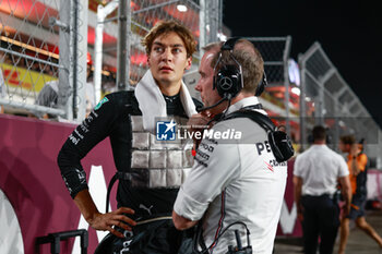2023-10-07 - RUSSELL George (gbr), Mercedes AMG F1 Team W14, portrait during the 2023 Formula 1 Qatar Grand Prix, 17th round of the 2023 Formula One World Championship from October 6 to 8, 2023 on the Lusail International Circuit, in Doha, Qatar - F1 - QATAR GRAND PRIX 2023 - FORMULA 1 - MOTORS