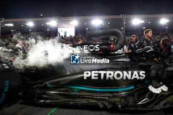 2023-10-07 - Mercedes AMG F1 Team W14, mechanical detail during the 2023 Formula 1 Qatar Grand Prix, 17th round of the 2023 Formula One World Championship from October 6 to 8, 2023 on the Lusail International Circuit, in Doha, Qatar - F1 - QATAR GRAND PRIX 2023 - FORMULA 1 - MOTORS