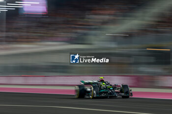 2023-10-07 - 44 HAMILTON Lewis (gbr), Mercedes AMG F1 Team W14, action during the 2023 Formula 1 Qatar Grand Prix, 17th round of the 2023 Formula One World Championship from October 6 to 8, 2023 on the Lusail International Circuit, in Doha, Qatar - F1 - QATAR GRAND PRIX 2023 - FORMULA 1 - MOTORS