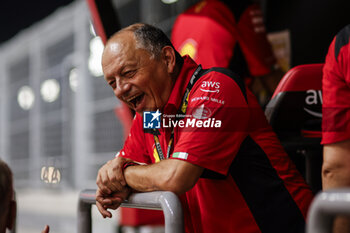 2023-10-07 - VASSEUR Frédéric (fra), Team Principal & General Manager of the Scuderia Ferrari, portrait during the 2023 Formula 1 Qatar Grand Prix, 17th round of the 2023 Formula One World Championship from October 6 to 8, 2023 on the Lusail International Circuit, in Doha, Qatar - F1 - QATAR GRAND PRIX 2023 - FORMULA 1 - MOTORS