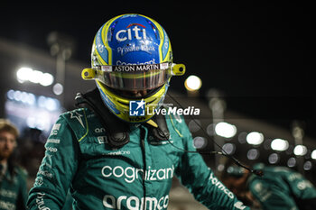 2023-10-07 - ALONSO Fernando (spa), Aston Martin F1 Team AMR23, portrait during the 2023 Formula 1 Qatar Grand Prix, 17th round of the 2023 Formula One World Championship from October 6 to 8, 2023 on the Lusail International Circuit, in Doha, Qatar - F1 - QATAR GRAND PRIX 2023 - FORMULA 1 - MOTORS