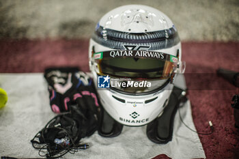 2023-10-07 - GASLY Pierre (fra), Alpine F1 Team A523, helmet, casque, during the 2023 Formula 1 Qatar Grand Prix, 17th round of the 2023 Formula One World Championship from October 6 to 8, 2023 on the Lusail International Circuit, in Doha, Qatar - F1 - QATAR GRAND PRIX 2023 - FORMULA 1 - MOTORS