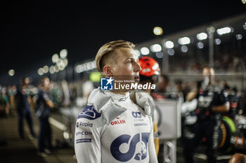 2023-10-07 - LAWSON Liam (nzl), Scuderia AlphaTauri AT04, portrait during the 2023 Formula 1 Qatar Grand Prix, 17th round of the 2023 Formula One World Championship from October 6 to 8, 2023 on the Lusail International Circuit, in Doha, Qatar - F1 - QATAR GRAND PRIX 2023 - FORMULA 1 - MOTORS