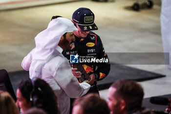 2023-10-07 - VERSTAPPEN Max (ned), Red Bull Racing RB19, portrait BEN SULAYEM Mohammed (uae), President of the FIA, portrait during the 2023 Formula 1 Qatar Grand Prix, 17th round of the 2023 Formula One World Championship from October 6 to 8, 2023 on the Lusail International Circuit, in Doha, Qatar - F1 - QATAR GRAND PRIX 2023 - FORMULA 1 - MOTORS