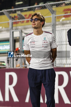 2023-10-08 - RUSSELL George (gbr), Mercedes AMG F1 Team W14, portrait during the 2023 Formula 1 Qatar Grand Prix, 17th round of the 2023 Formula One World Championship from October 6 to 8, 2023 on the Lusail International Circuit, in Doha, Qatar - F1 - QATAR GRAND PRIX 2023 - RACE - FORMULA 1 - MOTORS