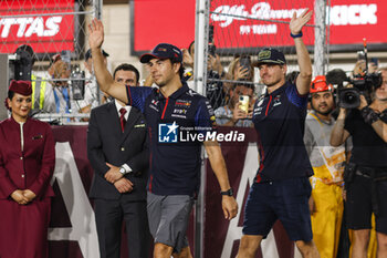 2023-10-08 - PEREZ Sergio (mex), Red Bull Racing RB19, portrait VERSTAPPEN Max (ned), Red Bull Racing RB19, portrait during the 2023 Formula 1 Qatar Grand Prix, 17th round of the 2023 Formula One World Championship from October 6 to 8, 2023 on the Lusail International Circuit, in Doha, Qatar - F1 - QATAR GRAND PRIX 2023 - RACE - FORMULA 1 - MOTORS