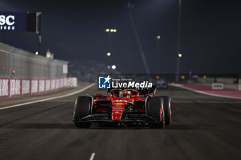 2023-10-08 - 16 LECLERC Charles (mco), Scuderia Ferrari SF-23, action during the 2023 Formula 1 Qatar Grand Prix, 17th round of the 2023 Formula One World Championship from October 6 to 8, 2023 on the Lusail International Circuit, in Doha, Qatar - F1 - QATAR GRAND PRIX 2023 - RACE - FORMULA 1 - MOTORS