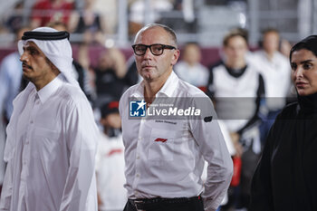 2023-10-08 - DOMENICALI Stefano (ita), Chairman and CEO Formula One Group FOG, portrait during the 2023 Formula 1 Qatar Grand Prix, 17th round of the 2023 Formula One World Championship from October 6 to 8, 2023 on the Lusail International Circuit, in Doha, Qatar - F1 - QATAR GRAND PRIX 2023 - RACE - FORMULA 1 - MOTORS