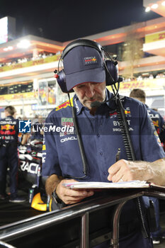 2023-10-08 - NEWEY Adrian (gbr), Chief Technical Officer of Red Bull Racing, portrait during the 2023 Formula 1 Qatar Grand Prix, 17th round of the 2023 Formula One World Championship from October 6 to 8, 2023 on the Lusail International Circuit, in Doha, Qatar - F1 - QATAR GRAND PRIX 2023 - RACE - FORMULA 1 - MOTORS