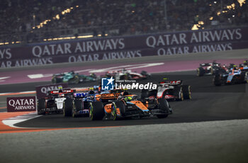 2023-10-08 - 04 NORRIS Lando (gbr), McLaren F1 Team MCL60, action during the 2023 Formula 1 Qatar Grand Prix, 17th round of the 2023 Formula One World Championship from October 6 to 8, 2023 on the Lusail International Circuit, in Doha, Qatar - F1 - QATAR GRAND PRIX 2023 - RACE - FORMULA 1 - MOTORS