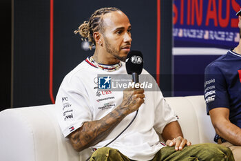2023-10-19 - HAMILTON Lewis (gbr), Mercedes AMG F1 Team W14, portrait press conference during the 2023 Formula 1 Lenovo United States Grand Prix, 18th round of the 2023 Formula One World Championship from October 20 to 22, 2023 on the Circuit of The Americas, in Austin, USA - F1 - US GRAND PRIX 2023 - FORMULA 1 - MOTORS