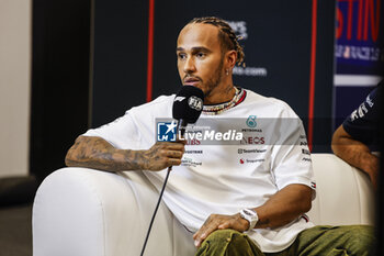2023-10-19 - HAMILTON Lewis (gbr), Mercedes AMG F1 Team W14, portrait press conference during the 2023 Formula 1 Lenovo United States Grand Prix, 18th round of the 2023 Formula One World Championship from October 20 to 22, 2023 on the Circuit of The Americas, in Austin, USA - F1 - US GRAND PRIX 2023 - FORMULA 1 - MOTORS
