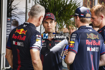2023-10-19 - WHEATLEY Jonathan (gbr), Team Manager of Red Bull Racing, portrait VERSTAPPEN Max (ned), Red Bull Racing RB19, portrait PEREZ Sergio (mex), Red Bull Racing RB19, portrait during the 2023 Formula 1 Lenovo United States Grand Prix, 18th round of the 2023 Formula One World Championship from October 20 to 22, 2023 on the Circuit of The Americas, in Austin, USA - F1 - US GRAND PRIX 2023 - FORMULA 1 - MOTORS