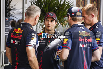 2023-10-19 - WHEATLEY Jonathan (gbr), Team Manager of Red Bull Racing, portrait VERSTAPPEN Max (ned), Red Bull Racing RB19, portrait PEREZ Sergio (mex), Red Bull Racing RB19, portrait during the 2023 Formula 1 Lenovo United States Grand Prix, 18th round of the 2023 Formula One World Championship from October 20 to 22, 2023 on the Circuit of The Americas, in Austin, USA - F1 - US GRAND PRIX 2023 - FORMULA 1 - MOTORS