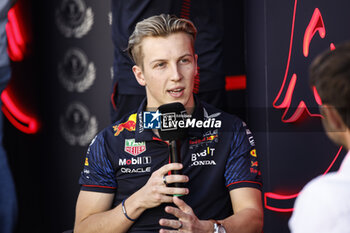 2023-10-19 - LAWSON Liam (nzl), Scuderia AlphaTauri AT04, portrait during the 2023 Formula 1 Lenovo United States Grand Prix, 18th round of the 2023 Formula One World Championship from October 20 to 22, 2023 on the Circuit of The Americas, in Austin, USA - F1 - US GRAND PRIX 2023 - FORMULA 1 - MOTORS