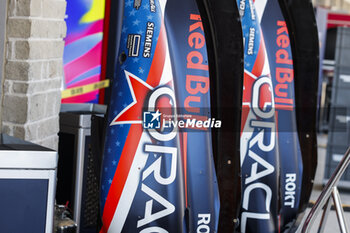 2023-10-19 - Red Bull Racing RB19, mechanical detail special livery during the 2023 Formula 1 Lenovo United States Grand Prix, 18th round of the 2023 Formula One World Championship from October 20 to 22, 2023 on the Circuit of The Americas, in Austin, USA - F1 - US GRAND PRIX 2023 - FORMULA 1 - MOTORS