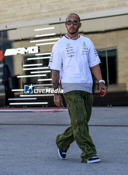 2023-10-19 - HAMILTON Lewis (gbr), Mercedes AMG F1 Team W14, portrait during the 2023 Formula 1 Lenovo United States Grand Prix, 18th round of the 2023 Formula One World Championship from October 20 to 22, 2023 on the Circuit of The Americas, in Austin, USA - F1 - US GRAND PRIX 2023 - FORMULA 1 - MOTORS