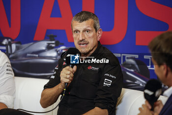 2023-10-20 - STEINER Guenther (ita), Team Principal of Haas F1 team, portrait press conference during the 2023 Formula 1 Lenovo United States Grand Prix, 18th round of the 2023 Formula One World Championship from October 20 to 22, 2023 on the Circuit of The Americas, in Austin, USA - F1 - US GRAND PRIX 2023 - FORMULA 1 - MOTORS