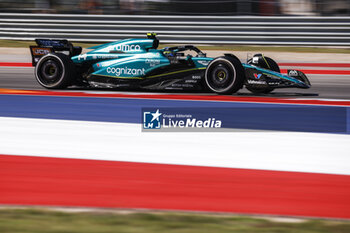 2023-10-20 - 14 ALONSO Fernando (spa), Aston Martin F1 Team AMR23, action during the 2023 Formula 1 Lenovo United States Grand Prix, 18th round of the 2023 Formula One World Championship from October 20 to 22, 2023 on the Circuit of The Americas, in Austin, USA - F1 - US GRAND PRIX 2023 - FORMULA 1 - MOTORS