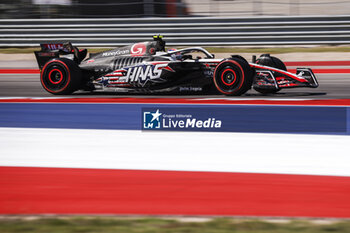 2023-10-20 - 27 HULKENBERG Nico (ger), Haas F1 Team VF-23 Ferrari, action during the 2023 Formula 1 Lenovo United States Grand Prix, 18th round of the 2023 Formula One World Championship from October 20 to 22, 2023 on the Circuit of The Americas, in Austin, USA - F1 - US GRAND PRIX 2023 - FORMULA 1 - MOTORS