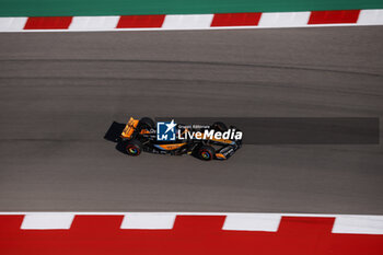 2023-10-20 - 81 PIASTRI Oscar (aus), McLaren F1 Team MCL60, action during the 2023 Formula 1 Lenovo United States Grand Prix, 18th round of the 2023 Formula One World Championship from October 20 to 22, 2023 on the Circuit of The Americas, in Austin, USA - F1 - US GRAND PRIX 2023 - FORMULA 1 - MOTORS