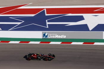 2023-10-20 - 24 ZHOU Guanyu (chi), Alfa Romeo F1 Team Stake C43, action during the 2023 Formula 1 Lenovo United States Grand Prix, 18th round of the 2023 Formula One World Championship from October 20 to 22, 2023 on the Circuit of The Americas, in Austin, USA - F1 - US GRAND PRIX 2023 - FORMULA 1 - MOTORS