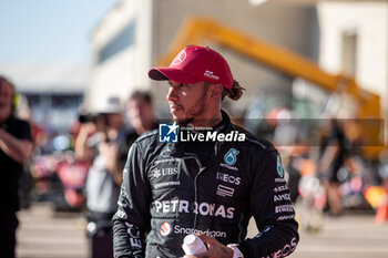 2023-10-20 - Lewis Hamilton (GBR) Mercedes W14 E Performance - 3rd place in Qualify Session

during FORMULA 1 LENOVO UNITED STATES GRAND PRIX 2023 - Oct19 to Oct22 2023 Circuit of Americas, Austin, Texas, USA - FORMULA 1 LENOVO UNITED STATES GRAND PRIX 2023 - FORMULA 1 - MOTORS