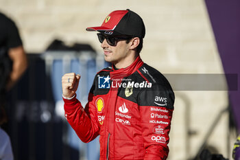 2023-10-21 - LECLERC Charles (mco), Scuderia Ferrari SF-23, portrait pole position during the 2023 Formula 1 Lenovo United States Grand Prix, 18th round of the 2023 Formula One World Championship from October 20 to 22, 2023 on the Circuit of The Americas, in Austin, USA - F1 - US GRAND PRIX 2023 - FORMULA 1 - MOTORS
