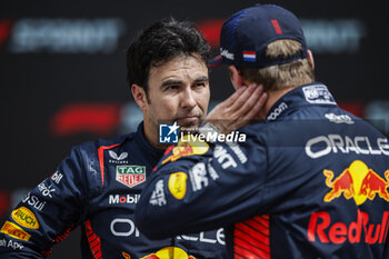 2023-10-21 - PEREZ Sergio (mex), Red Bull Racing RB19, portrait VERSTAPPEN Max (ned), Red Bull Racing RB19, portrait during the 2023 Formula 1 Lenovo United States Grand Prix, 18th round of the 2023 Formula One World Championship from October 20 to 22, 2023 on the Circuit of The Americas, in Austin, USA - F1 - US GRAND PRIX 2023 - FORMULA 1 - MOTORS