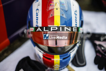 2023-10-21 - GASLY Pierre (fra), Alpine F1 Team A523, helmet, casque, François Cevert tribute during the 2023 Formula 1 Lenovo United States Grand Prix, 18th round of the 2023 Formula One World Championship from October 20 to 22, 2023 on the Circuit of The Americas, in Austin, USA - F1 - US GRAND PRIX 2023 - FORMULA 1 - MOTORS