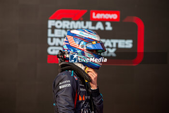 2023-10-21 - Logan Sargeant (USA) Williams Racing

during Saturday Oct21th Sprint Race Event - FORMULA 1 LENOVO UNITED STATES GRAND PRIX 2023 - Oct19 to Oct22 2023 Circuit of Americas, Austin, Texas, USA - FORMULA 1 LENOVO UNITED STATES GRAND PRIX 2023 - FORMULA 1 - MOTORS