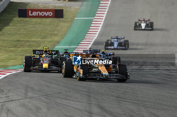 2023-10-22 - 81 PIASTRI Oscar (aus), McLaren F1 Team MCL60, action 11 PEREZ Sergio (mex), Red Bull Racing RB19, action during the 2023 Formula 1 Lenovo United States Grand Prix, 18th round of the 2023 Formula One World Championship from October 20 to 22, 2023 on the Circuit of The Americas, in Austin, USA - F1 - US GRAND PRIX 2023 - FORMULA 1 - MOTORS