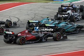 2023-10-22 - 24 ZHOU Guanyu (chi), Alfa Romeo F1 Team Stake C43, action during the 2023 Formula 1 Lenovo United States Grand Prix, 18th round of the 2023 Formula One World Championship from October 20 to 22, 2023 on the Circuit of The Americas, in Austin, USA - F1 - US GRAND PRIX 2023 - FORMULA 1 - MOTORS
