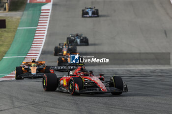 2023-10-22 - 55 SAINZ Carlos (spa), Scuderia Ferrari SF-23, action during the 2023 Formula 1 Lenovo United States Grand Prix, 18th round of the 2023 Formula One World Championship from October 20 to 22, 2023 on the Circuit of The Americas, in Austin, USA - F1 - US GRAND PRIX 2023 - FORMULA 1 - MOTORS