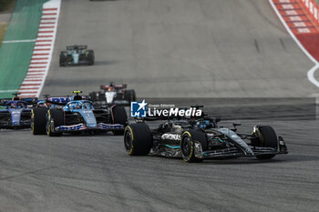 2023-10-22 - 63 RUSSELL George (gbr), Mercedes AMG F1 Team W14, action 10 GASLY Pierre (fra), Alpine F1 Team A523, action during the 2023 Formula 1 Lenovo United States Grand Prix, 18th round of the 2023 Formula One World Championship from October 20 to 22, 2023 on the Circuit of The Americas, in Austin, USA - F1 - US GRAND PRIX 2023 - FORMULA 1 - MOTORS
