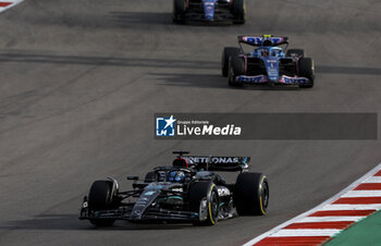 2023-10-22 - 63 RUSSELL George (gbr), Mercedes AMG F1 Team W14, action during the 2023 Formula 1 Lenovo United States Grand Prix, 18th round of the 2023 Formula One World Championship from October 20 to 22, 2023 on the Circuit of The Americas, in Austin, USA - F1 - US GRAND PRIX 2023 - FORMULA 1 - MOTORS