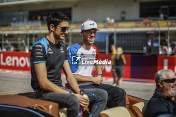 2023-10-22 - GASLY Pierre (fra), Alpine F1 Team A523, portrait OCON Esteban (fra), Alpine F1 Team A523, portrait during the 2023 Formula 1 Lenovo United States Grand Prix, 18th round of the 2023 Formula One World Championship from October 20 to 22, 2023 on the Circuit of The Americas, in Austin, USA - F1 - US GRAND PRIX 2023 - RACE - FORMULA 1 - MOTORS