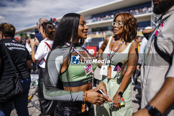 2023-10-22 - Sha'Carri Richardson, athlete portrait during the 2023 Formula 1 Lenovo United States Grand Prix, 18th round of the 2023 Formula One World Championship from October 20 to 22, 2023 on the Circuit of The Americas, in Austin, USA - F1 - US GRAND PRIX 2023 - RACE - FORMULA 1 - MOTORS