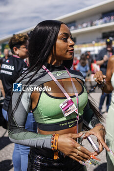 2023-10-22 - Sha'Carri Richardson, athlete portrait during the 2023 Formula 1 Lenovo United States Grand Prix, 18th round of the 2023 Formula One World Championship from October 20 to 22, 2023 on the Circuit of The Americas, in Austin, USA - F1 - US GRAND PRIX 2023 - RACE - FORMULA 1 - MOTORS