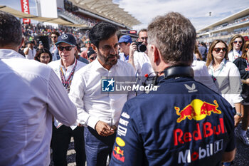 2023-10-22 - BEN SULAYEM Mohammed (uae), President of the FIA, portrait HORNER Christian (gbr), Team Principal of Red Bull Racing, portrait during the 2023 Formula 1 Lenovo United States Grand Prix, 18th round of the 2023 Formula One World Championship from October 20 to 22, 2023 on the Circuit of The Americas, in Austin, USA - F1 - US GRAND PRIX 2023 - RACE - FORMULA 1 - MOTORS