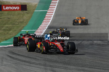 2023-10-22 - 16 LECLERC Charles (mco), Scuderia Ferrari SF-23, action during the 2023 Formula 1 Lenovo United States Grand Prix, 18th round of the 2023 Formula One World Championship from October 20 to 22, 2023 on the Circuit of The Americas, in Austin, USA - F1 - US GRAND PRIX 2023 - RACE - FORMULA 1 - MOTORS