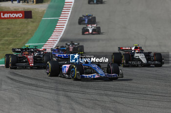2023-10-22 - 10 GASLY Pierre (fra), Alpine F1 Team A523, action 24 ZHOU Guanyu (chi), Alfa Romeo F1 Team Stake C43, action 22 TSUNODA Yuki (jap), Scuderia AlphaTauri AT04, action during the 2023 Formula 1 Lenovo United States Grand Prix, 18th round of the 2023 Formula One World Championship from October 20 to 22, 2023 on the Circuit of The Americas, in Austin, USA - F1 - US GRAND PRIX 2023 - RACE - FORMULA 1 - MOTORS