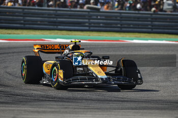 2023-10-22 - 04 NORRIS Lando (gbr), McLaren F1 Team MCL60, action during the 2023 Formula 1 Lenovo United States Grand Prix, 18th round of the 2023 Formula One World Championship from October 20 to 22, 2023 on the Circuit of The Americas, in Austin, USA - F1 - US GRAND PRIX 2023 - RACE - FORMULA 1 - MOTORS